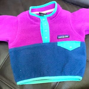 Baby girl Patagonia pull over 3-6 month